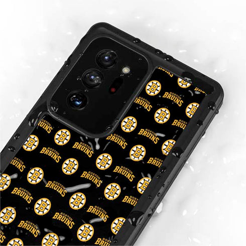 NHL Boston Bruins Pattern Galaxy Note20 Ultra 5G Waterproof Case
